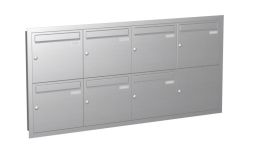 Knobloch Briefkastenanlage UP70-110-E, Farbe: Edelstahl
