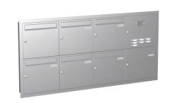 Knobloch Briefkastenanlage UP72-110-E, Farbe: Edelstahl