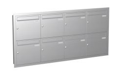 Knobloch Briefkastenanlage UP80-110-E, Farbe: Edelstahl