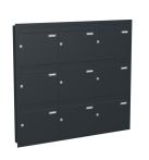 Knobloch Briefkastenanlage UP90-110, Farbe: RAL 7016 Anthrazitgrau glatt matt