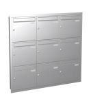 Knobloch Briefkastenanlage UP90-110-E, Farbe: Edelstahl