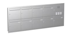 Knobloch Briefkastenanlage UP91-110-E, Farbe: Edelstahl