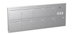 Knobloch Briefkastenanlage UP92-110-E, Farbe: Edelstahl