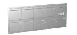 Knobloch Briefkastenanlage UP93-110-E, Farbe: Edelstahl