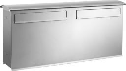 Knobloch Briefkasten LIKNO DUO, Edelstahl, Zaunmontage