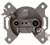 Kopp Antennensteckdose TV/RF/SAT 3 Ausgänge digitaltauglich, 3-fach Sockel