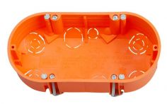 Kopp Schalterdose 2-fach Hohlwand 143x70x47 mm