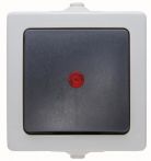 Kopp Kontrollschalter Nautic AP-FR - Hellgrau