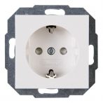 Kopp Steckdose Athenis 1-fach mit erhöhtem Berührungsschutz - Reinweiß