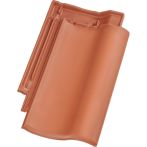 Koramic CAVUS 13 Flächenziegel Sturmfix naturrot - Tondachziegel