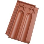 Koramic Tradi 12 Sturmfix Flächenziegel (Tondachziegel) | Rot engobiert | Wienerberger