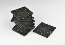 Kovalex Holz- und Bautenschutzunterlage Schwarz 12 Stück 9 x 9 cm