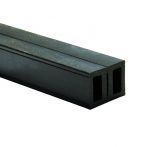 Kovalex WPC-Universal-Unterkonstruktion Schwarz 300 cm