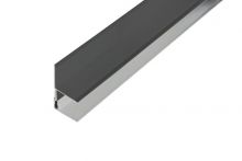 Kovalex Alu-Wandabschluss inkl. Alu-Befestigungsprofil Anthrazit 250 cm