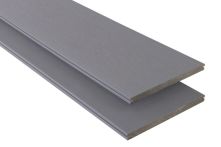 Kovalex WPC-Terrassendiele XTRA Steingrau - 145x20 mm Massiv | Längen-Zuschnitt