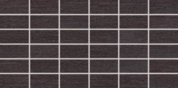 Lasselsberger Mosaik 30x60 cm FASHION DDMBG624 5x10 schwarz matt