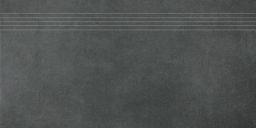 Lasselsberger Stufe 40x80 cm EXTRA DCP84725 schwarz Relief