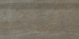 Lasselsberger Rillenplatte 40x80 cm QUARZIT DCP84736 braun matt