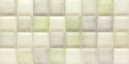 Lasselsberger Wandfliese 20x40 cm RETRO WARMB525 grün mehrfarbig glänzend