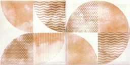 Lasselsberger Dekor 20x40 cm RETRO WITMB522 terracotta glänzend