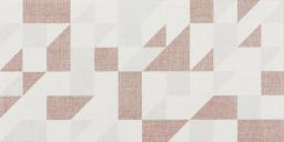 Lasselsberger Dekor 20x40 cm TESS WADMB454 rot matt-glänzend