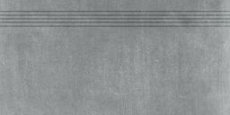 Lasselsberger Stufe Rebel 40x80cm dunkelgrau matt I DCP84742