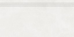 Lasselsberger Stufe Betonico 40x80cm weiß-grau matt I DCP84790