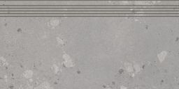 Lasselsberger Stufe Castone 40x80cm dunkelgrau matt I DCP84857