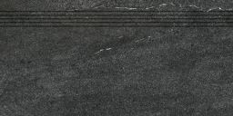 Lasselsberger Stufe Quarzit 30x60cm schwarz matt I DCPSR739