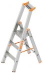 Layher Stufenstehleiter einseitig begehbar TOPIC 1064 Länge: 1,4 m (1064003)