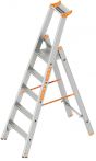 Layher Stufenstehleiter einseitig begehbar TOPIC 1064 Länge: 1,95 m (1064005)