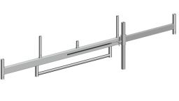 Layher Fahrbalken mit Bügel, verstellbar (1323320)