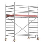 Layher Fahrgerüst Uni Standard mit Gerüststützen - Arbeitshöhe: 4,2 m (2102)