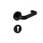 Lienbacher Rosettengarnitur Horni Nylon schwarz BB/PZ 8 mm