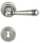 Lienbacher Rosettengarnitur Silvretta-R Schmiedeisen antik verzinkt patiniert