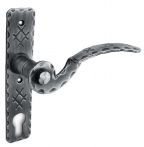 Lienbacher Langschildgarnitur Mirabell Schmiedeisen PZ 8/72 mm