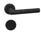 Lienbacher Rosettengarnitur Thema Black Silk Edelstahl schwarz beschichtet Silk