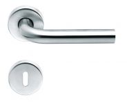 Lienbacher Rosettengarnitur Linus Edelstahl matt gebürstet