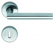 Lienbacher Rosettengarnitur Metro Edelstahl matt gebürstet