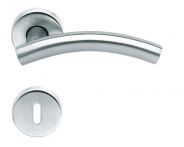 Lienbacher Rosettengarnitur Vega Edelstahl matt gebürstet