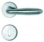 Lienbacher Rosettengarnitur Atlantis Edelstahl matt gebürstet