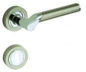 Lienbacher Rosettengarnitur Dubai Zamak verchromt/nickelmatt