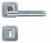 Lienbacher Rosettengarnitur Melinda Edelstahl poliert/matt gebürstet