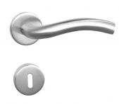 Lienbacher Rosettengarnitur Talon Edelstahl matt gebürstet