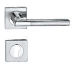 Lienbacher Rosettengarnitur Leipzig Edelstahl matt poliert