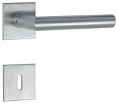 Lienbacher Rosettengarnitur Metro Design-R Edelstahl matt gebürstet