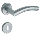 Lienbacher Rosettengarnitur Swing Edelstahl matt gebürstet