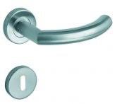 Lienbacher Rosettengarnitur Cuba KL3 Edelstahl matt gebürstet EN 1906