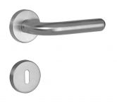 Lienbacher Rosettengarnitur Linus II Edelstahl matt gebürstet