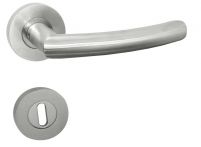 Lienbacher Rosettengarnitur Cuba III Zamak nickelmatt gebürstet